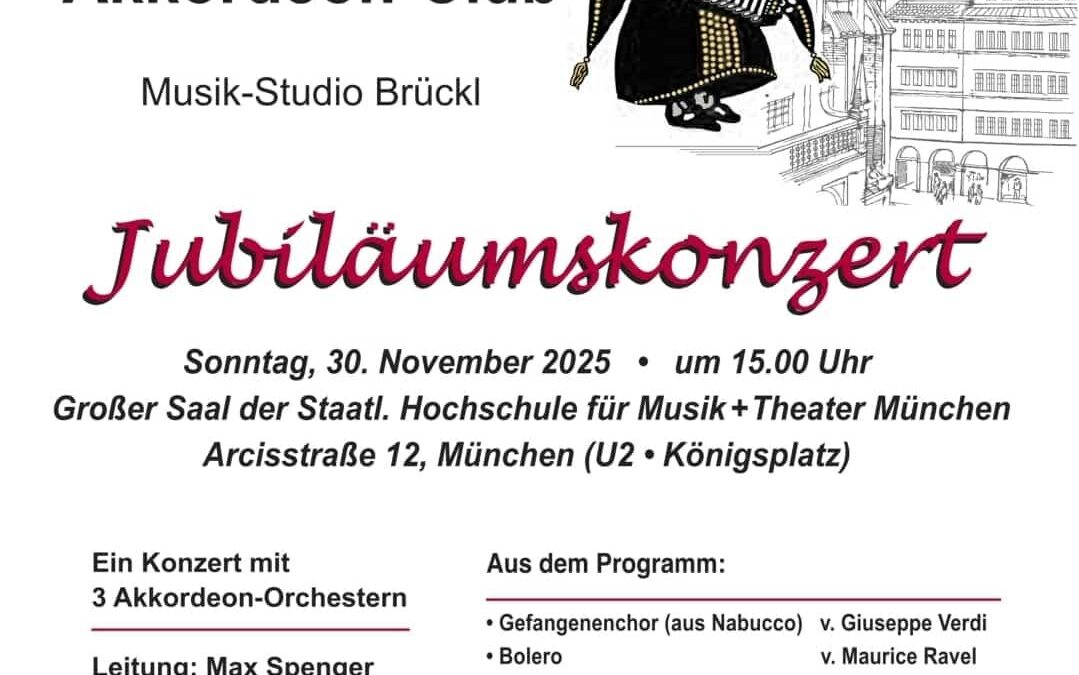 Münchner Akkordeonclub (Studio Brückl) 30.11.25 (Bild> anklicken)